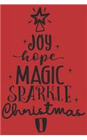 Joy Hope Magic Sparkle Christmas
