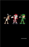 Christmas Notebook: Dabbing Elf Holiday Notepad With Lined Wide Ruled Paper For Taking Notes. Xmas Journal Diary 5 x 8 Inch Soft Cover For Home, Work Or School.