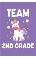 Team 2nd Grade: Second Grade Unicorn Back To School Creative Writing Journal