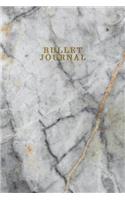 Bullet Journal: Marble + Gold Small Dot Grid Journal Notebook 110-Page 1/4 Inch Dot Gridded Paper for Drawing Sketching Doodling Journaling for Women Girls Teens 6x