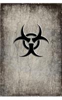 Biohazard Symbol Book: 6X9 Blank Bio Horror Book