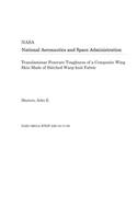 Translaminar Fracture Toughness of a Composite Wing Skin Made of Stitched Warp-Knit Fabric