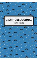 Gratitude Journal for Men: Morning and Nightly Writing Prompts, Mustache