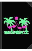 Pink Flamingos Journal Notebook: Blank Lined Ruled for Writing 6x9 120 Pages