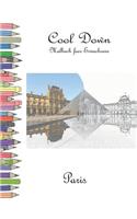 Cool Down - Malbuch für Erwachsene: Paris