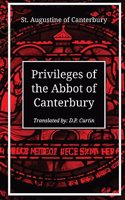 Privileges of the Abbot of Canterbury