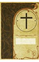 Monogram Christianity Journal: Blank Notebook Diary Log(39 Monogram Nouveautwo 365 Lined)