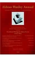 Aldous Huxley Annual: A Journal of Twentieth-Century Thought and Beyond