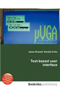 Text-Based User Interface: (English)