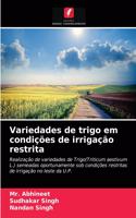 Variedades de trigo em condições de irrigação restrita