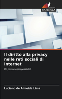 diritto alla privacy nelle reti sociali di Internet