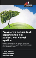 Prevalenza del grado di iponatriemia nei pazienti con cirrosi epatica