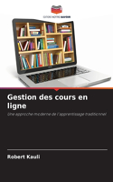 Gestion des cours en ligne