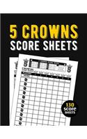 5 Crowns Score Sheets