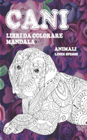 Libri da colorare Mandala - Linee spesse - Animali - Cani
