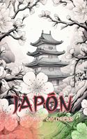 Libro para colorear de Japón