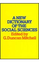 A New Dictionary of the Social Sciences