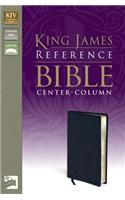 KJV, Reference Bible, Bonded Leather, Navy, Red Letter Edition