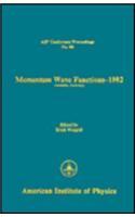 Momentum Wave Functions 1982