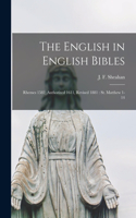 The English in English Bibles