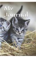 My Kitty Cat Journal: Blank, lined journal for Writing