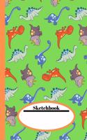 Juassic Dinosaur Era Sketchbook