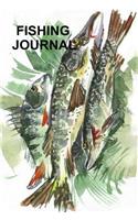 Fishing Journal: 6x9 Fishing Logbook/ 120 Glossy Finished Pages