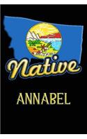 Montana Native Annabel: College Ruled Composition Book
