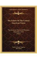 The Failure of the Central American Union