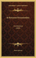 de Bonorum Possessionibus: Commentarius (1869)