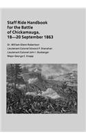Staff Ride Handbook for the Battle of Chickamauga, 18-20 September 1863