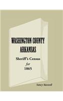 Washington County, Arkansas Sheriff's Census for 1865