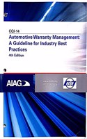 CQI-14 : Automotive Warranty Management : A Guideline for Industry Best Practices, 4th Edition