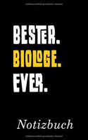 Bester Biologe Ever Notizbuch