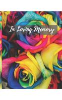 In Loving Memory: Funeral Guest Book, Memorial Guest Book, Registration Book, Condolence Book, Celebration Of Life Remembrance Book, Contemporary Matte Finish, Paperb