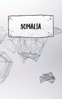 Somalia: Dotted Travel Diary Notebook or Journey Dotted Grid Journal - Holiday Trip Pocketbook for Men and Women with Dots