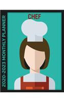 Chef 2020 - 2023 Monthly Planner