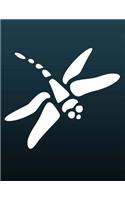 Dot Grid Paper Notebook: Dragonfly