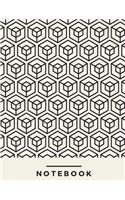 Notebooks: Grid Notebook, 8.5 x 11 Large, 100 pages