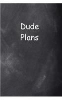 2019 Daily Planner For Men Dude Plans Chalkboard Style: (Notebook, Diary, Blank Book)