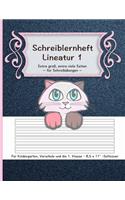 Schreiblernheft Lineatur 1