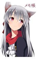 Notebook: Anime Wolf Girl: 100 Pages of 6" x 9" Lined Paper (Journal, Diary, Planner, Notes)(Anime Notebook)