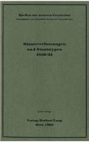 Staatsverfassungen Und Staatstypen 1830/31