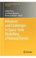 Advances and Challenges in Space-Time Modelling of Natural Events