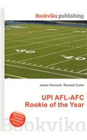 Upi Afl-Afc Rookie of the Year: (English)