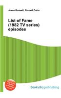 List of Fame (1982 TV Series) Episodes: (English)