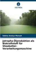 Jatropha-Ölproduktion als Biokraftstoff für Sheabutter-Verarbeitungsmaschine