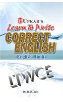 Learn to Write Correct English* (Eng.-Hindi)