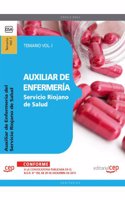 Auxiliar de Enfermeria del Servicio Riojano de Salud. Temario Vol. I. (Coleccion 458) (Spanish Edition)