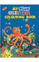 My Blue Glitter Colouring Book